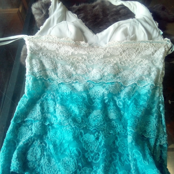 2/$20 Beautiful faded blue top - Picture 2 of 2